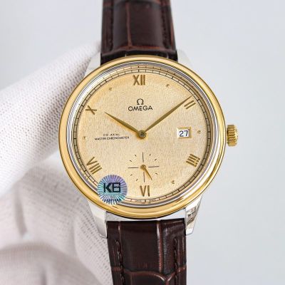 TW Factory Omega 41MM 8802 Movement Stainless Steel Gold/Blue Dial Watch